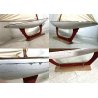 GRANDE MODELLO BARCA VELA LEGNO VINTAGE POND YACHT RIPRODUZIONE Bona Fide 1899