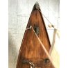 GRANDE MODELLO BARCA VELA LEGNO VINTAGE POND YACHT RIPRODUZIONE Bona Fide 1899