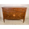 ANTICO COMO CASSETTONE DIRETTORIO INTARSIATO 1800 LEGNO NOCE ABETE 3 CASSETTI 