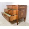 ANTICO COMO CASSETTONE DIRETTORIO INTARSIATO 1800 LEGNO NOCE ABETE 3 CASSETTI 