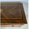 ANTICO COMO CASSETTONE DIRETTORIO INTARSIATO 1800 LEGNO NOCE ABETE 3 CASSETTI 