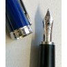 PENNA STILOGRAFICA Montblanc Noblesse Oblige BLU ORO 14k finiture PLATINO box