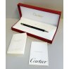 PENNA SFERA Must De Cartier STYLO BILLE MUST II vintage LACCA NERA Ballpoint Pen