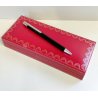 PENNA SFERA Must De Cartier STYLO BILLE MUST II vintage LACCA NERA Ballpoint Pen
