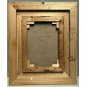 QUADRO DIPINTO OLIO TELA Remo Brindisi ASTRATTO MATERICO PROFILO FIGURE 30X40