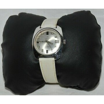 ANTICO OROLOGIO POLSO FORMA Lanco 1970 MECCANICO DATA OLD WATCH MONTRE VINTAGE
