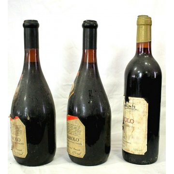 Lotto 2 BOTTIGLIE VINO BAROLO 1979 -1 NEBBIOLO 1983 750 Cuneo Piemonte CANTINA