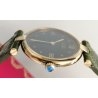 Must de Cartier OROLOGIO lusso POLSO quartz ARGENTO 925 VERMEIL anni 90 BOX 522