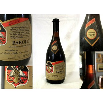 Lotto 2 BOTTIGLIE VINO BAROLO 1979 -1 NEBBIOLO 1983 750 Cuneo Piemonte CANTINA