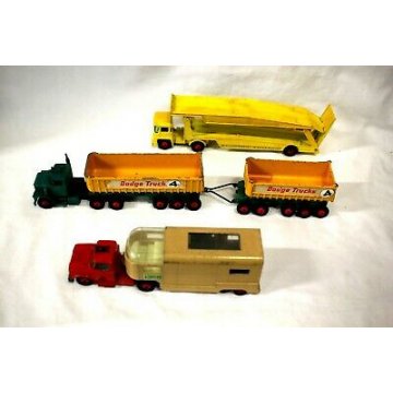 LOTTO 3 MODELLINI AUTOARTICOLATI TRUKS MATCHBOX Made in England '60/'70s VINTAGE