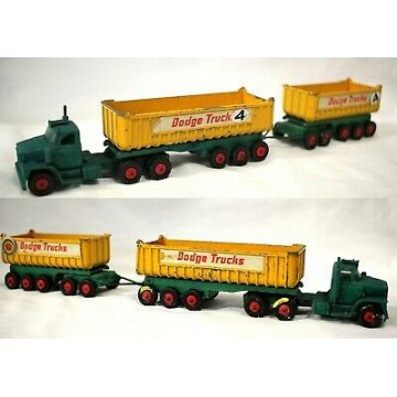 LOTTO 3 MODELLINI AUTOARTICOLATI TRUKS MATCHBOX Made in England '60/'70s VINTAGE