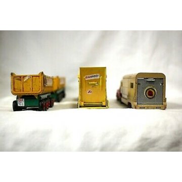 LOTTO 3 MODELLINI AUTOARTICOLATI TRUKS MATCHBOX Made in England '60/'70s VINTAGE