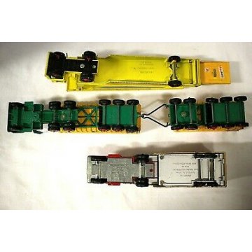 LOTTO 3 MODELLINI AUTOARTICOLATI TRUKS MATCHBOX Made in England '60/'70s VINTAGE
