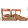SET 4 SEDIA DESIGN ANNI 60 CASSINA CARLO DE CARLI ITALIAN CHAIR VINTAGE LACCATE
