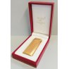 Must de Cartier ACCENDINO TASCA TRINITY Plaque or Paris VINTAGE LIGHTER BRIQUET