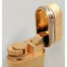 Must de Cartier ACCENDINO TASCA TRINITY Plaque or Paris VINTAGE LIGHTER BRIQUET