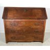 ANTICO MOBILE RIBALTA PIEMONTESE SECRETAIRE SCRITTOIO NOCE SECOLO '700 EPOCA OLD