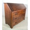 ANTICO MOBILE RIBALTA PIEMONTESE SECRETAIRE SCRITTOIO NOCE SECOLO '700 EPOCA OLD