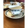 SET 10pz TAZZE PIATTINI TE Richard Ginori Lodi Pittoria DECORO DIPINTO ROSE '50