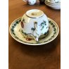 SET 10pz TAZZE PIATTINI TE Richard Ginori Lodi Pittoria DECORO DIPINTO ROSE '50