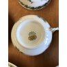SET 10pz TAZZE PIATTINI TE Richard Ginori Lodi Pittoria DECORO DIPINTO ROSE '50