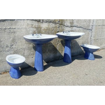 SET SANITARI BAGNO ANTONIA CAMPI RICHARD GINORI GARDENA CERAMICA SMALTATA LAVENO