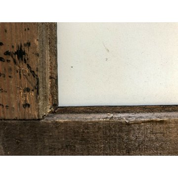 ANTICA GRANDE CORNICE GUILLOCHE' EBANIZZATA INSERTI TARTARUGA 69,5x85,5cm '800