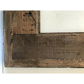 ANTICA GRANDE CORNICE GUILLOCHE' EBANIZZATA INSERTI TARTARUGA 69,5x85,5cm '800