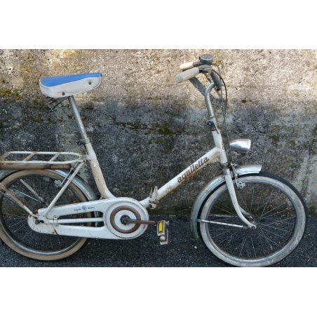 BICICLETTA EDOARDO BIANCHI AQUILETTA PIEGHEVOLE anni 70 city bike RUOTE 20 BARCA