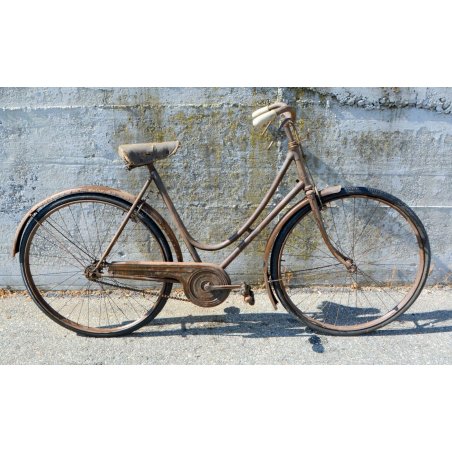 BICICLETTA anni 30 RUOTE 28 PRETE ANTICA WOLSIT ORIGINALE CITY BIKE BICI EPOCA