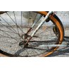 BICICLETTA anni 40 RUOTE 26 MANZINO UOMO ORIGINALE CITY BIKE BICI EPOCA CUOIO 