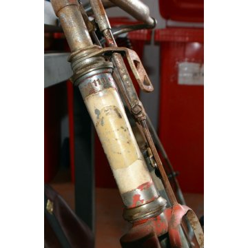 BICICLETTA anni 40 RUOTE 26 MANZINO UOMO ORIGINALE CITY BIKE BICI EPOCA CUOIO 