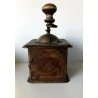 ANTICO MACINA CAFFE MACININO COFFEE GRINDER Tre Spade LEGNO FERRO BATTUTO '800