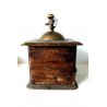 ANTICO MACINA CAFFE MACININO COFFEE GRINDER Tre Spade LEGNO FERRO BATTUTO '800