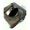 ANTICO MACINA CAFFE MACININO COFFEE GRINDER Tre Spade LEGNO FERRO BATTUTO '800