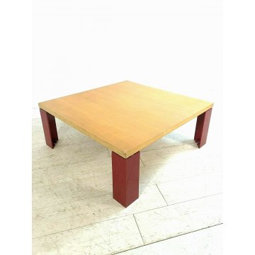 TAVOLINO BASSO ARTEMIDE Eretteo Orni Halloween 70's VINTAGE TABLE 80x80x30cm/h 