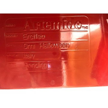 TAVOLINO BASSO ARTEMIDE Eretteo Orni Halloween 70's VINTAGE TABLE 80x80x30cm/h 