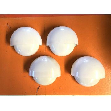 LOTTO 4 APPLIQUE WALL LAMP Vico Magistretti MANIA GRANDE Artemide POLICARBONATO 