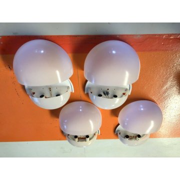 LOTTO 4 APPLIQUE WALL LAMP Vico Magistretti MANIA GRANDE Artemide POLICARBONATO 
