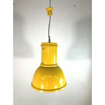 LAMPADA da SOFFITTO Lampara GRANDE GIALLA DESIGN Roberto Menghi FOR CANDLE '65