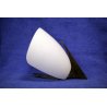 ANTICA APPLIQUE ART DECO'  ANNI '30 LAMPADA MURO OTTONE VETRO OPALINO DESIGN