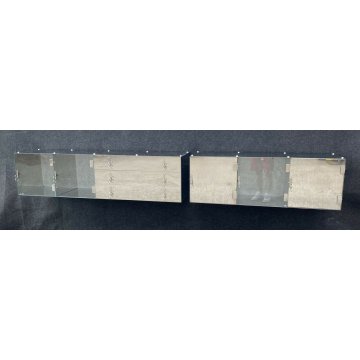 LIBRERIA A MURO VITTORIO INTROINI 1970 SAPORITI ACCIAIO MODELLO P500 SIDEBOARD 