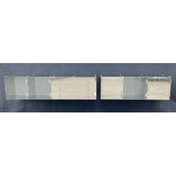 LIBRERIA A MURO VITTORIO INTROINI 1970 SAPORITI ACCIAIO MODELLO P500 SIDEBOARD 