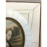 ANTICA MINIATURA RIPRODUZIONE RITRATTO MADONNA IN PREGHIERA F. Lippi PAESAGGIO