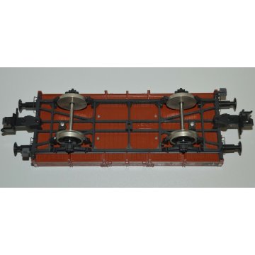 Marklin CARRO MERCI sponde basse AUTO Vigili del Fuoco SCALA 1 x TRENINO VINTAGE