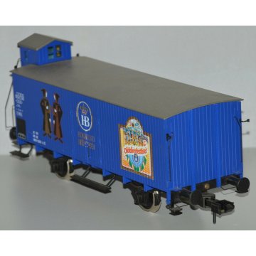 Marklin CARRO MERCI Hofbrau Munchen PRIVATWAGEN scala 1 TRENINO VINTAGE 85831