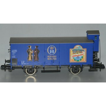 Marklin CARRO MERCI Hofbrau Munchen PRIVATWAGEN scala 1 TRENINO VINTAGE 85831