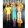 3 lotto BARBIE Mattel vintage anni 80 90 accessori abiti alta moda rare doll 