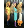 3 lotto BARBIE Mattel vintage anni 80 90 accessori abiti alta moda rare doll 