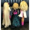 3 lotto BARBIE fashion ULTRA HAIR Mattel vintage anni 80 90 bambole abiti MODA